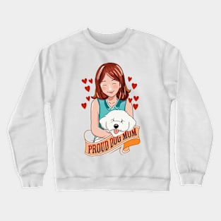 Dog Mom Crewneck Sweatshirt